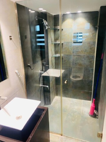 Bathroom in 2 BHK Apartment at Bandra West – for Rent