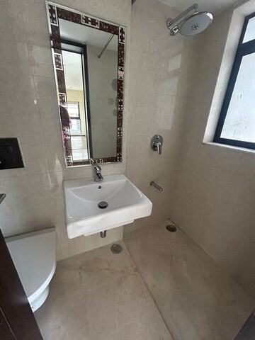 Bathroom in 3 BHK Apartment at Khar West – for Rent