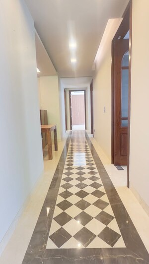 Building Lobby in 4 BHK Builder Floor at Anand Niketan – for Sale