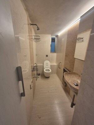 Bathroom in 1 BHK Apartment at Swaroop Marvel Gold, Bhandup West – for Sale