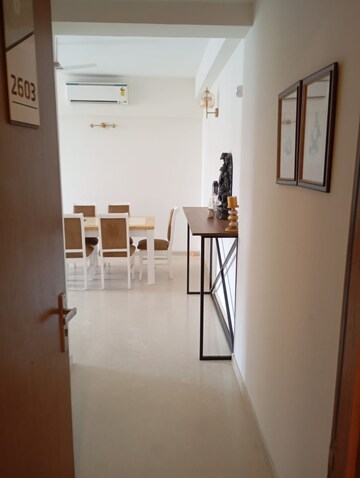 Living Room in 3 BHK Apartment at Godrej Woods, Sector 43 – for Rent