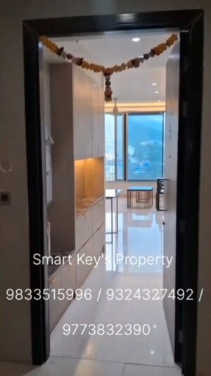 Bathroom in 2 BHK Apartment at Nirmal City Of Joy, Mulund West – for Sale