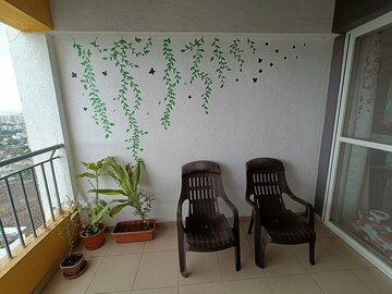 Balcony in 2 BHK Apartment at Pristine Equilife Homes, Mahalunge Ingale – for Rent