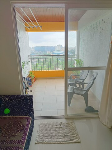 Balcony in 2 BHK Apartment at Pristine Equilife Homes, Mahalunge Ingale – for Rent