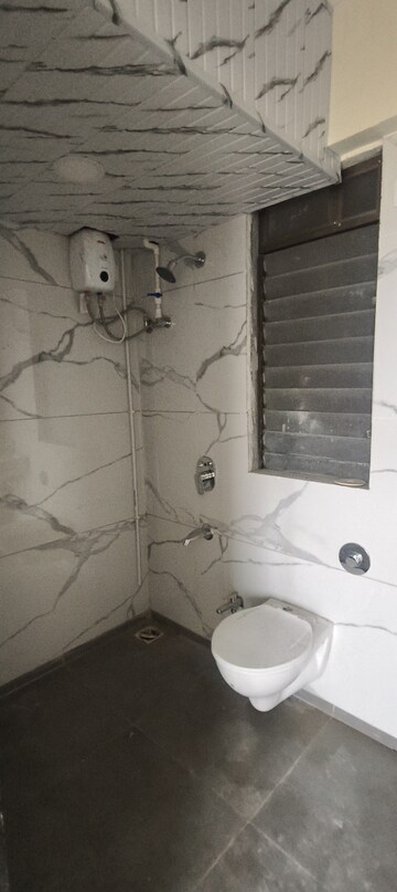 Bathroom in 1 BHK Apartment at Raunak City, Kalyan West – for Rent