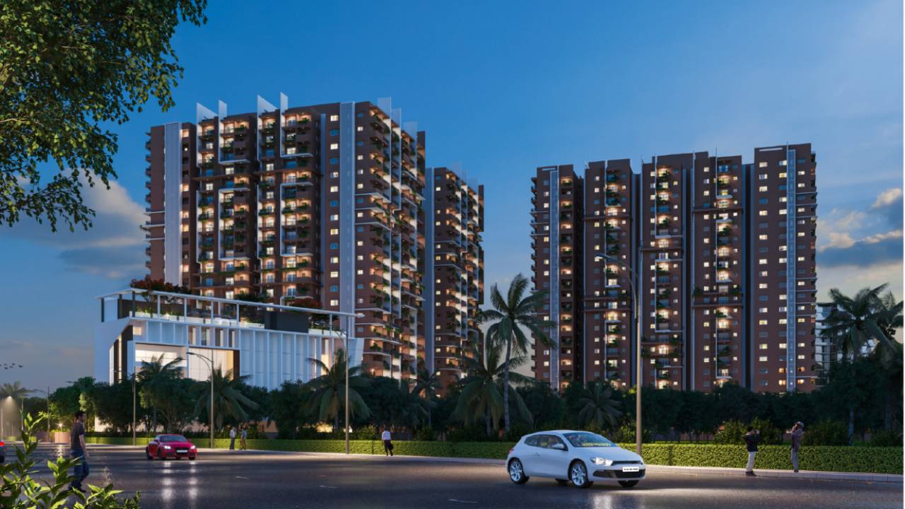 3 BHK + Pooja Room Apartment For Sale in Poulomi Avante