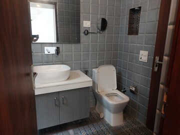 Bathroom in 4 BHK Builder Floor at Maharani Bagh – for Rent