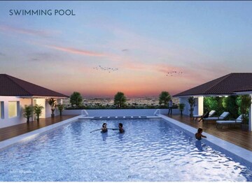 Swimming Pool in 4 BHK Apartment at Prestige Ocean Crest, Dona Paula – for Sale