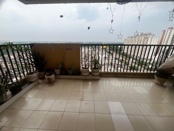 Balcony in 4 BHK Apartment at Gaur Yamuna City Gaur Suites, Gaur Yamuna City – for Rent
