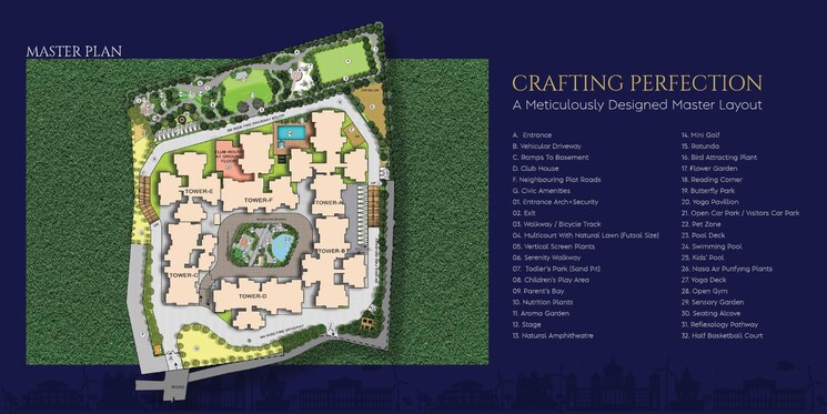 Master Plan, shriram-sapphire 3 Bedroom 1295 Sq.Ft. Apartment In Bommasandra Bangalore 8954011