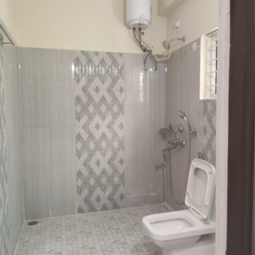 Bathroom in 3 BHK Builder Floor at Kondapur – for Rent