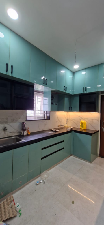 Kitchen in 3 BHK Builder Floor at Kondapur – for Rent