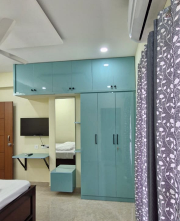 Kitchen in 3 BHK Builder Floor at Miyapur – for Rent