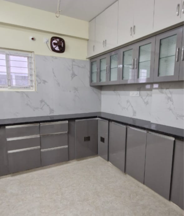 Kitchen in 3 BHK Builder Floor at Miyapur – for Rent