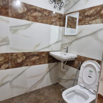 Bathroom in 3 BHK Builder Floor at Miyapur – for Rent