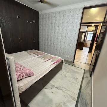 Bedroom in 2 BHK Builder Floor at Lajpat Nagar I – for Rent