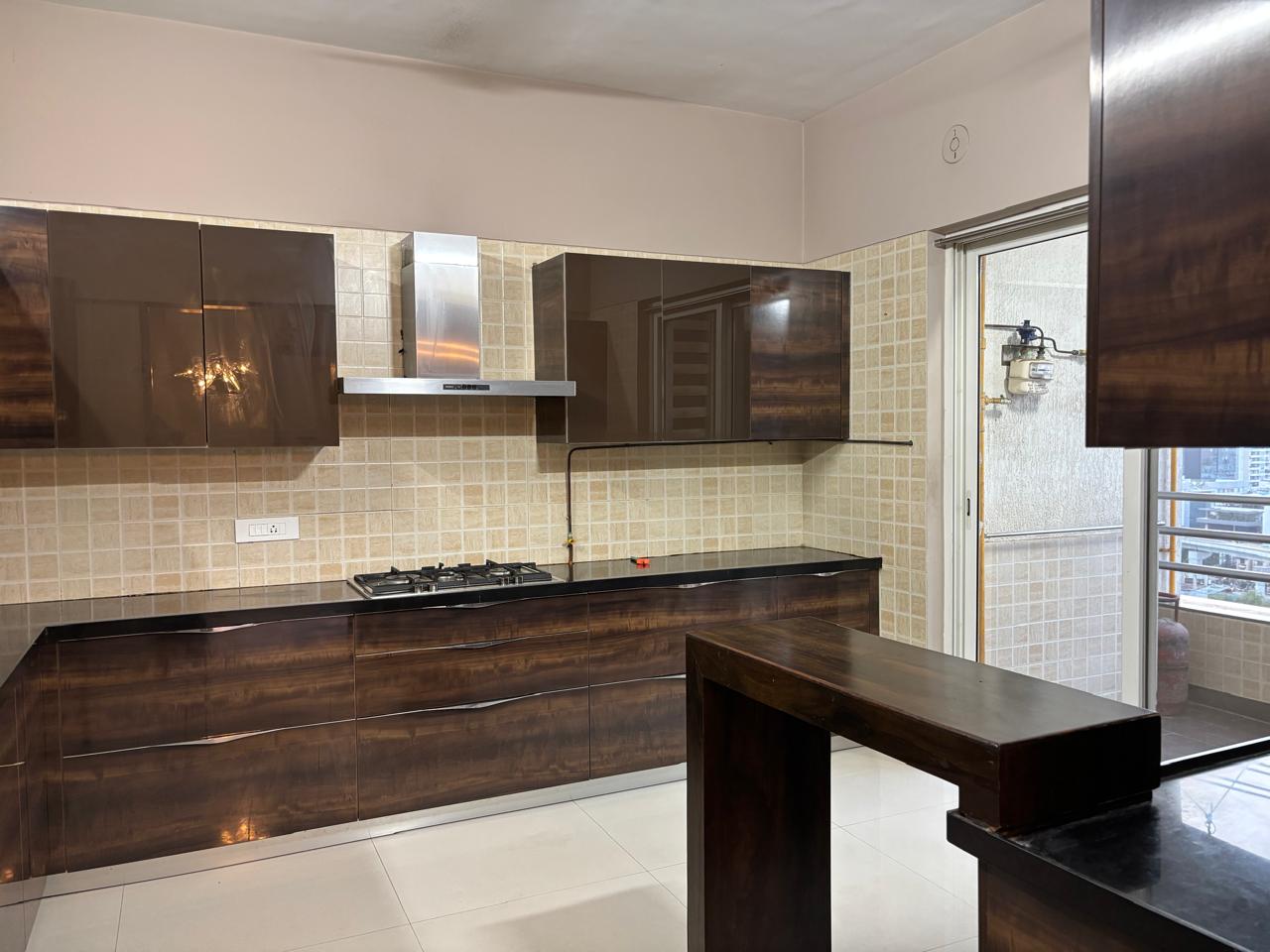 Kitchen, park-grandeur 3 Bedroom 2000 Sq.Ft. Apartment In Baner Pune 8954143