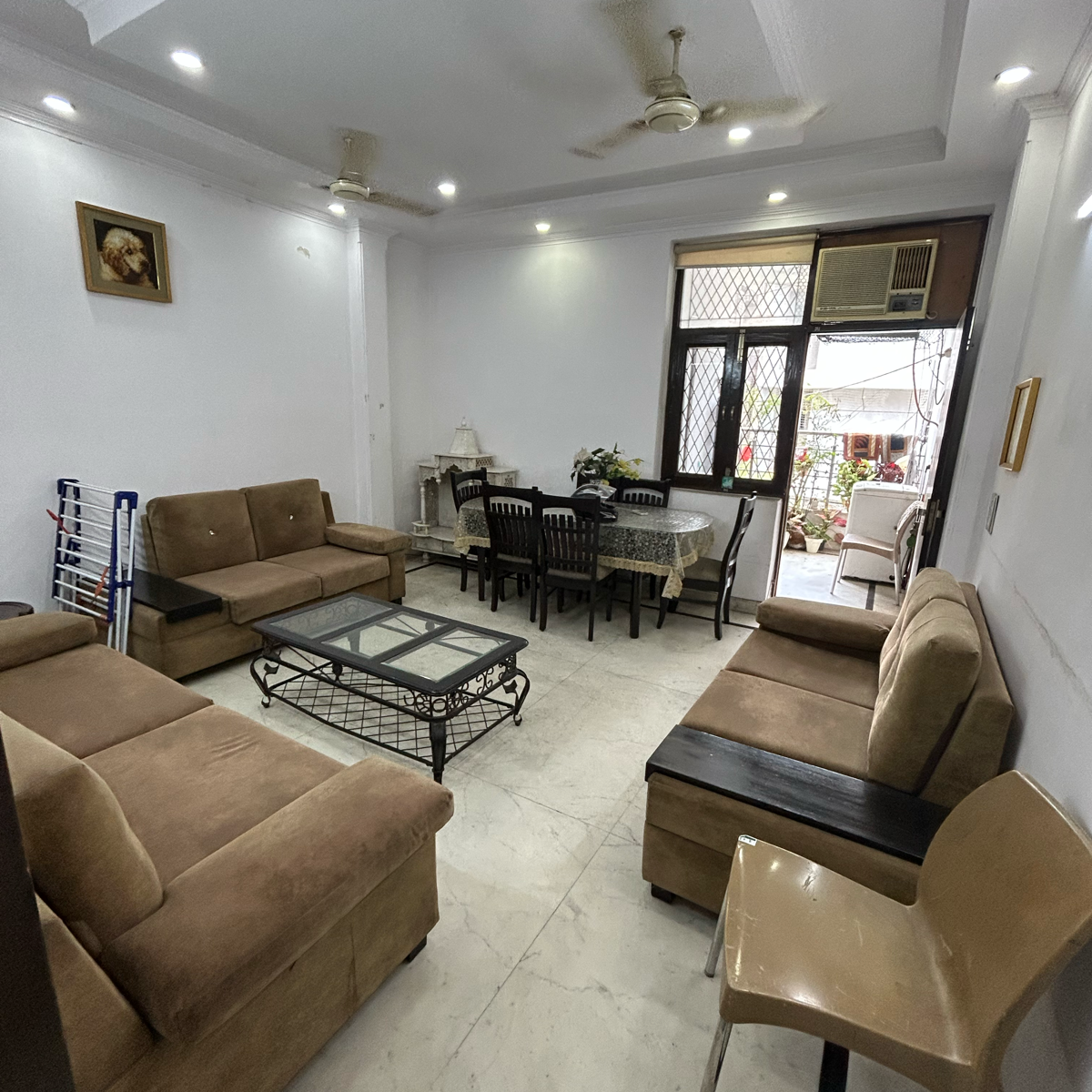 2 BHK + Pooja Room Builder Floor For Rent in Lajpat Nager