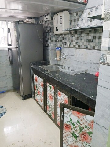 Kitchen in 1 BHK Apartment at Mhada Bombay Dyeing Mill, Wadala – for Rent