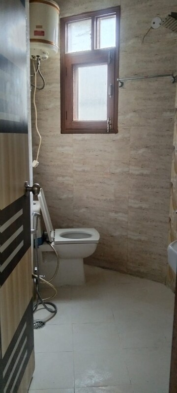 Bathroom in 3 BHK Builder Floor at Mehrauli – for Rent