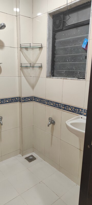 Bathroom in 1 BHK Apartment at Raunak Unnathi Gardens, Pokhran Road No One – for Rent