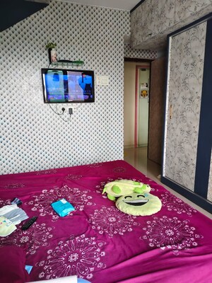 Bedroom in 2 BHK Apartment at Dreams Kaveri Heights, Kalwa – for Sale