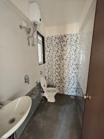 Bathroom in 2 BHK Apartment at Mahavir Kalpavruksha, Ghodbunder Road – for Rent