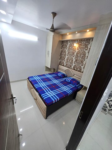 Bedroom in 2 BHK Builder Floor at Mahavir Enclave – for Rent