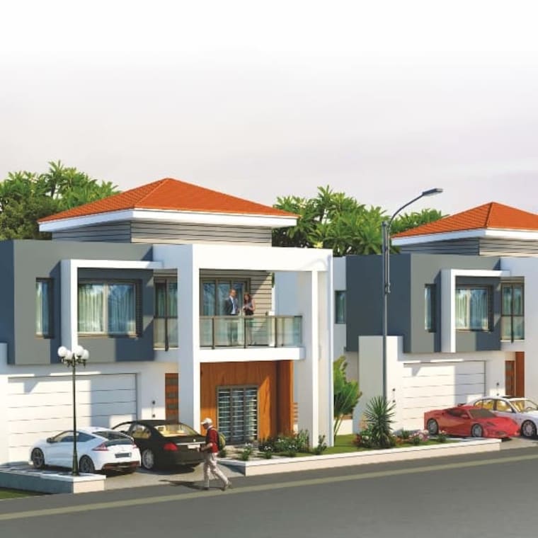 Exterior View, sri-mytri-aavasa 3 Bedroom 2384 Sq.Ft. Villa In Mokila Hyderabad 8954244