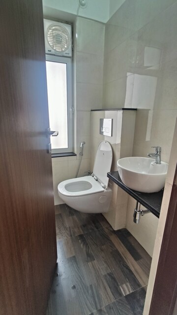 Bathroom in 1 BHK Apartment at Omkar Signet, Malad East – for Rent