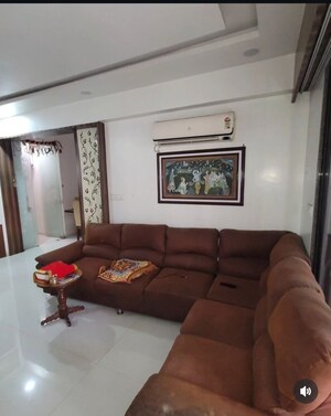 Living Room in 3 BHK Apartment at Vesu – for Sale