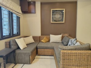 Living Room in 4 BHK Villa at Aparna Shangri La, Gachibowli – for Sale