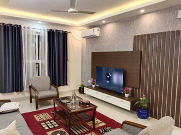 Living Room in 3 BHK Apartment at Pashmina Waterfront, Old Madras Road – for Rent