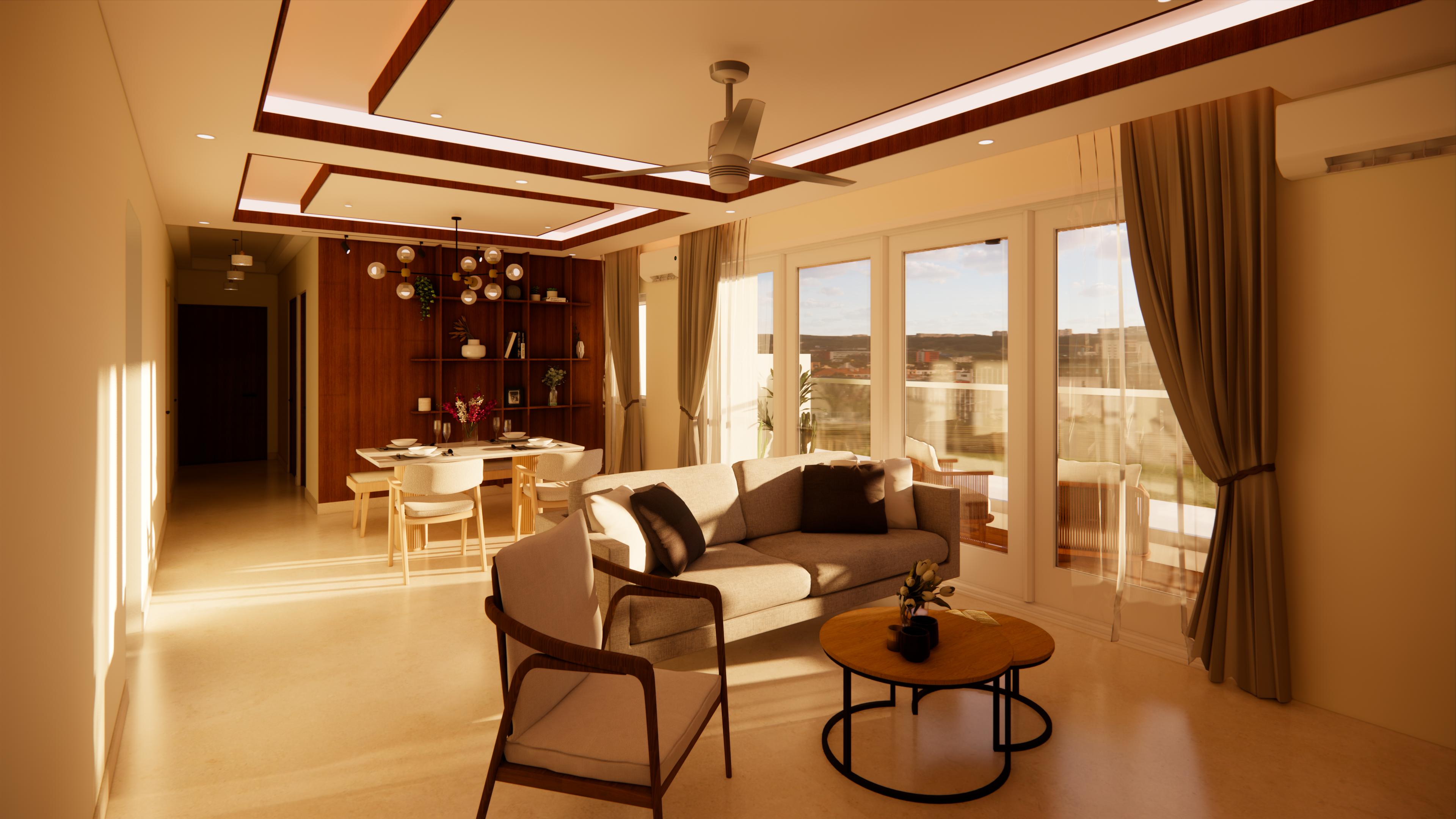 3.5 BHK + Study Room Apartment For Rent in Prestige Woodland Park