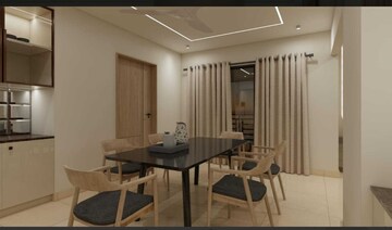 Dining Room in 2 BHK Apartment at Rajapushpa Provincia, Narsingi – for Rent