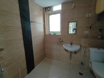 Bathroom in 3 BHK Apartment at New Shivalik Society, Sector 51 – for Rent