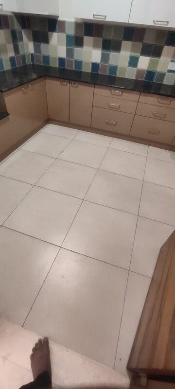 Bathroom in 4 BHK Apartment at RMZ Latitude, Hebbal – for Rent