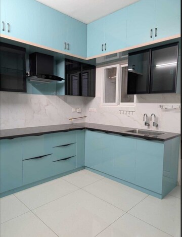 Kitchen in 3 BHK Apartment at Rajapushpa Provincia, Narsingi – for Rent