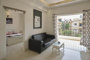 Living Room in 1 BHK Apartment at Calangute – for Rent