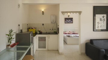 Kitchen in 1 BHK Apartment at Calangute – for Rent