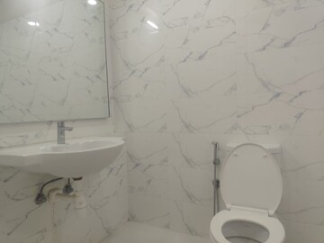 Bathroom in 3 BHK Apartment at Hiranandani Fortune City, New Panvel – for Rent
