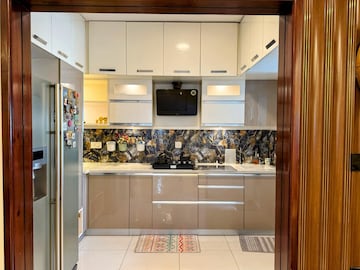Kitchen in 3 BHK Apartment at Purva Palm Beach, Hennur Road – for Rent