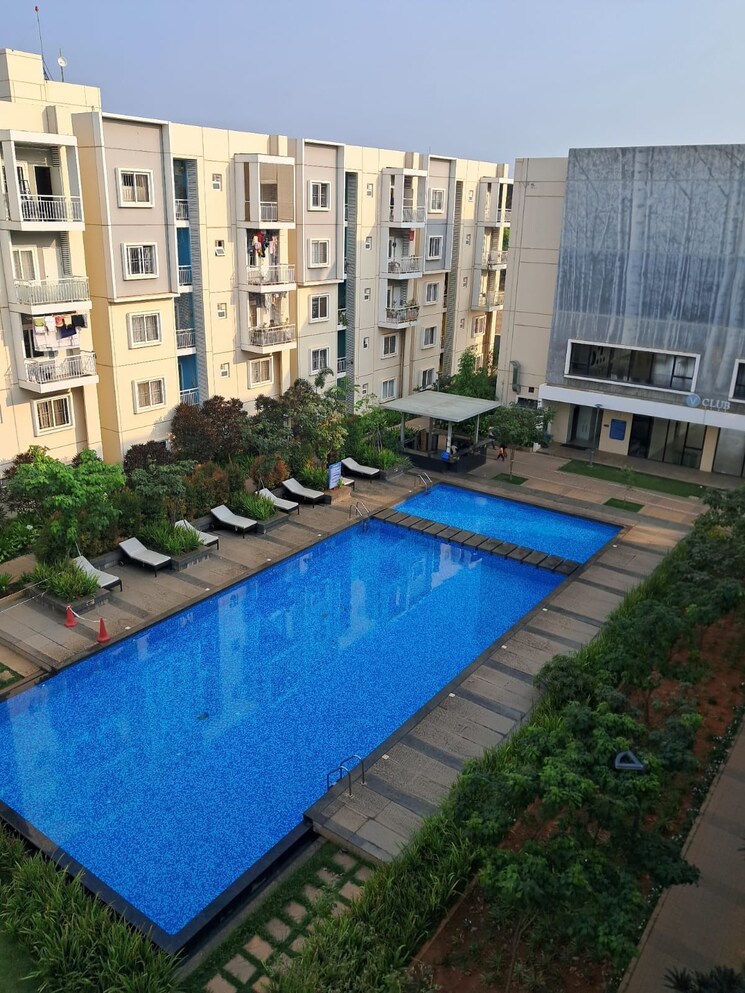 Swimming Pool, vaishnavi-serene 3 Bedroom 1118 Sq.Ft. Apartment In Yelahanka Bangalore 8955330