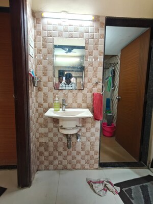 Bathroom in 3 BHK Apartment at Shree Nandanvan homes, Kalwa – for Sale