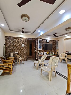 Living Room in 3 BHK Apartment at Shree Nandanvan homes, Kalwa – for Sale
