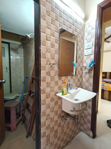 Bathroom in 3 BHK Apartment at Shree Nandanvan homes, Kalwa – for Sale