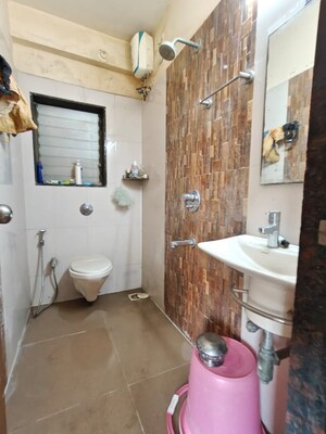 Bathroom in 3 BHK Apartment at Shree Nandanvan homes, Kalwa – for Sale