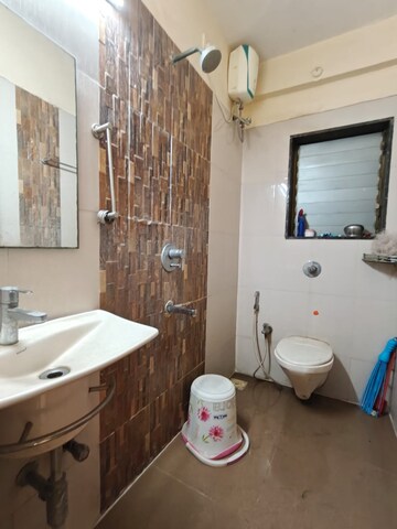 Bathroom in 3 BHK Apartment at Shree Nandanvan homes, Kalwa – for Sale