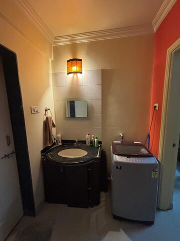 Bathroom in 2 BHK Apartment at GK Roselands Rhythm, Pimple Saudagar – for Rent