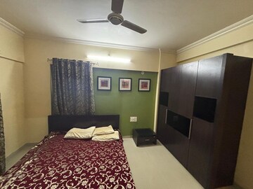 Bedroom in 2 BHK Apartment at GK Roselands Rhythm, Pimple Saudagar – for Rent